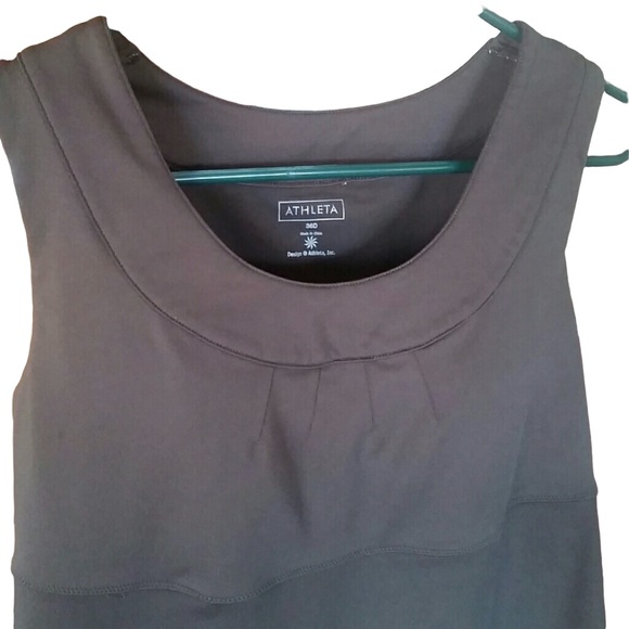 Athleta Brown Activewear Top With Built-In Bra Size 36D - Picture 6 of 16